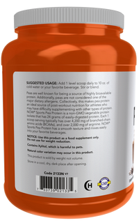 Now Sports- Pea Protein Creamy Chocolate Powder (Original)