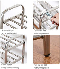 Stainless Steel Shoe Rack